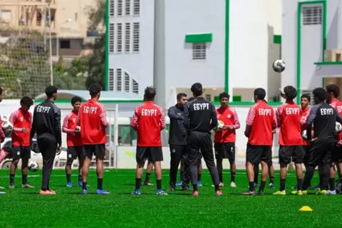 منتخب الناشئين يختتم استعداداته لمواجهة الجزائر